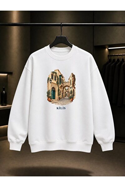 fame-stoned Kilis Streets Printed Unisex 100% Cotton Sweatshirt