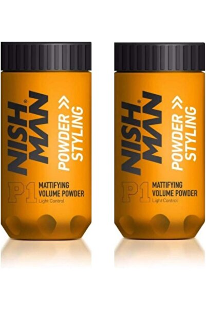 NISHMAN Hair Styling Powder for Men, 20 gr | Light Control | Natural Matte Lo...