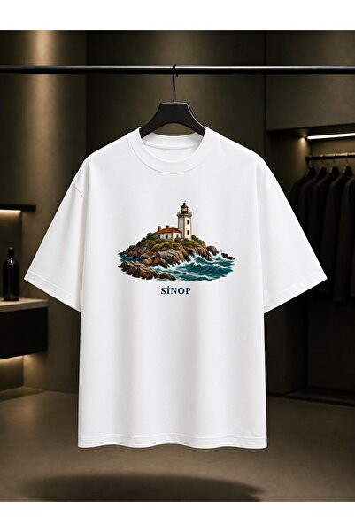 fame-stoned Sinop İnceburun Lantern Printed Unisex 100% Cotton T-Shirt