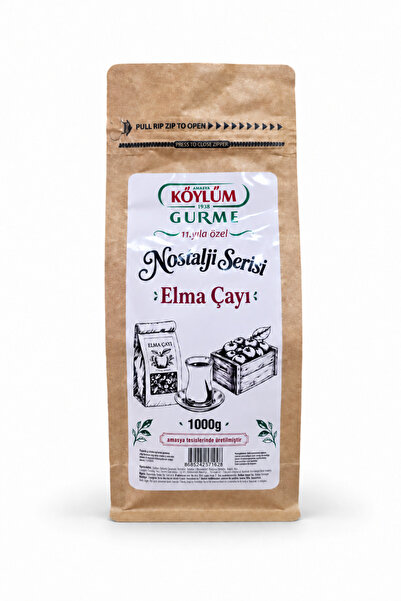 Köylüm Gurme Nostalji Serisi Elma Çayı 1000 g – Sıcak ve Soğuk Tüketime Uygun...