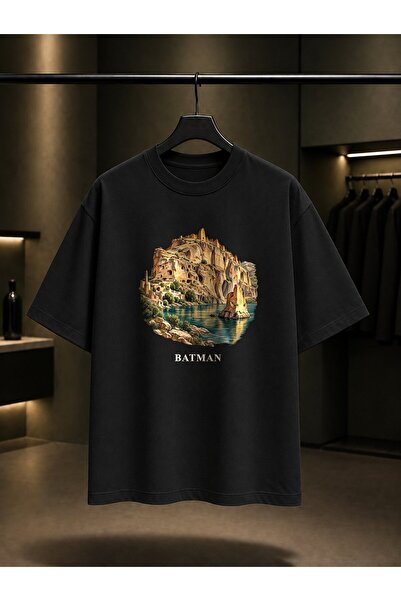fame-stoned Batman Hasankeyf Printed Unisex 100% Cotton T-Shirt