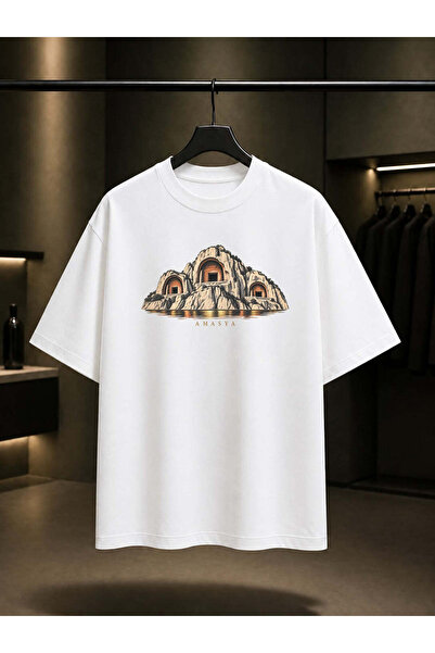 fame-stoned Amasya King Kaya Tombs Printed Unisex 100% Cotton T-Shirt
