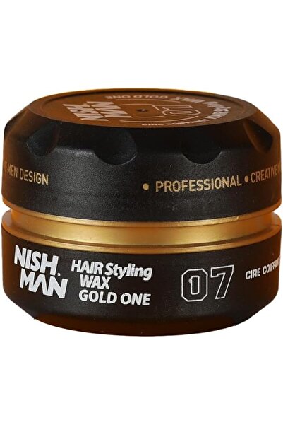 NISHMAN Hair Styling Hair Wax Gold One: Gloss Finish | Shine Hair Style | Re-...