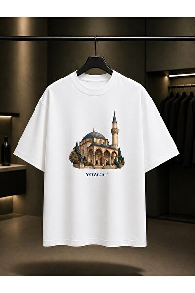 fame-stoned Yozgat Çapanoğlu Mosque Printed Unisex 100% Cotton T-Shirt
