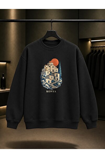 fame-stoned Konya Sille Aya Eleni Printed Unisex 100% Cotton Sweatshirt