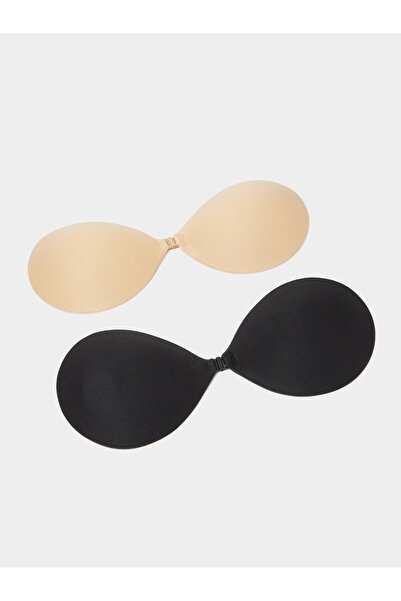 Styli Pack of 2 - Multi-Color Stick on Bra with Front Opening Clasp