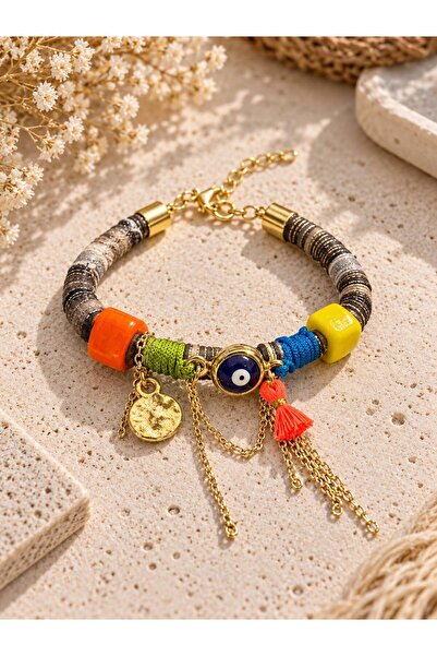 Zet Design Handmade Special Design Bracelet - Bohemian Style Bodrum Beaded Br...
