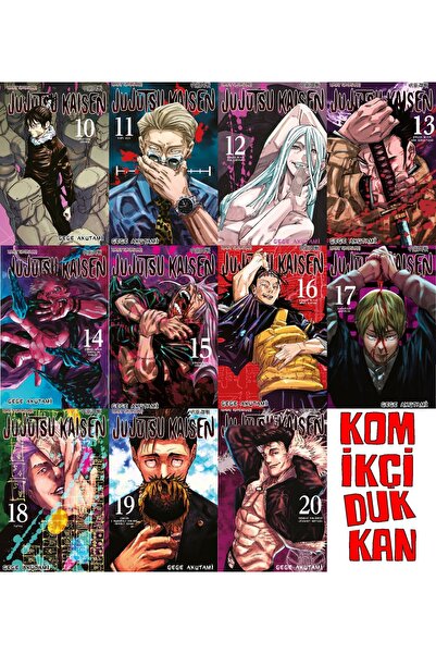Gerekli Şeyler Yayıncılık JUJUTSU KAiSEN 10-11-12-13-14-15-16-17-18-19-20 SET...