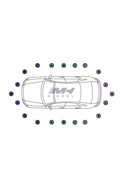 Bosch 0263009638 Park Sensörü – Mercedes-Benz A, B, C, E, E, G, S, Vito, Sprinter