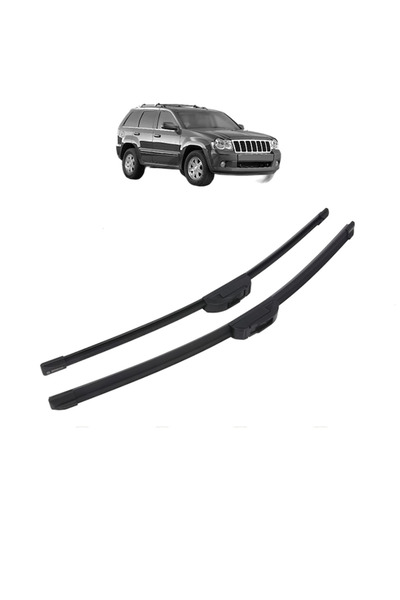 Bosch Σετ 2 υαλοκαθαριστήρων JEEP GRAND CHEROKEE III (WH, WK) 2004-2011, για ...