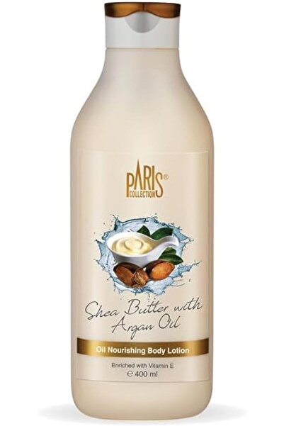 Paris Collection لوشن الجسم بي سي بزبدة الشيا وزيت الأرغان 400 مل