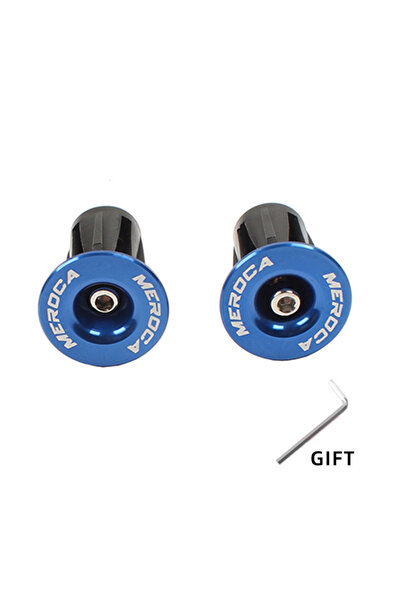 Choice Blue 1 Pair 1 Pair Mountain Road Bike Handlebar End Plugs Aluminum All...