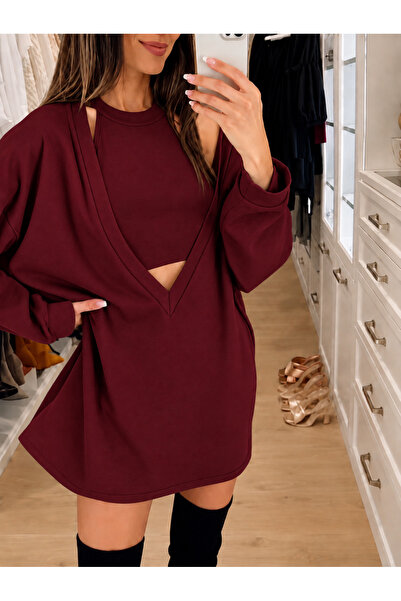 Machetta Women's Body-Shorts-Tunic 3-Piece Comfortable Set