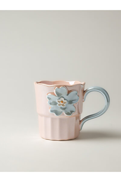 Minihol Daisy Charm Pembe Lüsterli Seramik Kupa