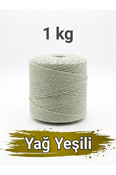 Bevella Macrame Cord 1 kg Cotton Hand Knitting Yarn Runner Yarn - Amigurumi C...