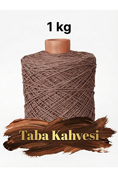 Bevella Macrame Cord 1 kg 2 mm Premium İnce Zincir Cotton, Makrome İpi Taba K...