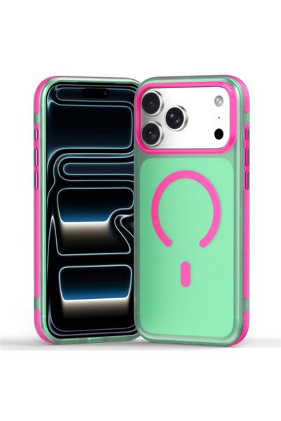 VERTEK IceMag SoftFrosted DualTone protective case compatible with Apple iPho...