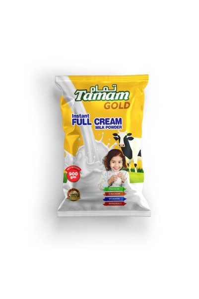 Tamam Gold full cream milk powder 900g,pack of 12pcs