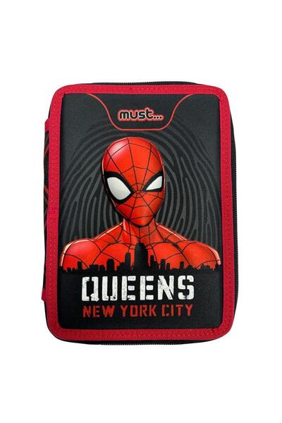 MUST Διπλή Θήκη Μολυβιών Spiderman 000508118