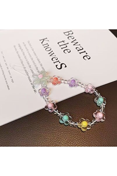 Choice 16 Phone Anti-lost Lanyard Key Short Wrist Pendant Colorful Macaron Ro...