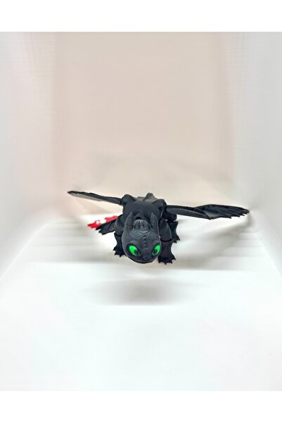 Dest Studio 3D Hareketli Dişsiz (Toothless) Figürü / Oyuncak