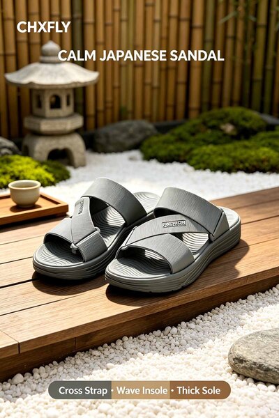 VivoGlobal Shop Casual Outdoor Slippers - Durable Construction & Breathable U...