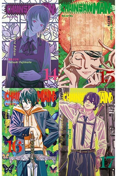 Gerekli Şeyler Yayıncılık CHAiNSAW MAN 14-15-16-17 SET (KD 4 KİTAP GEREKLİ ŞE...