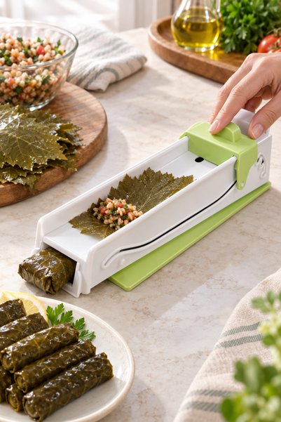 Yenilig 4-Piece Leaf Wrapping Machine – 3-Stage Adjustable Manual Wrapping De...
