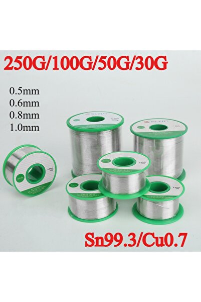 Choice 1.0mm 100G Lead-free Solder Wire Sn99.3/Cu0.7 High Purity Soldering Wi...