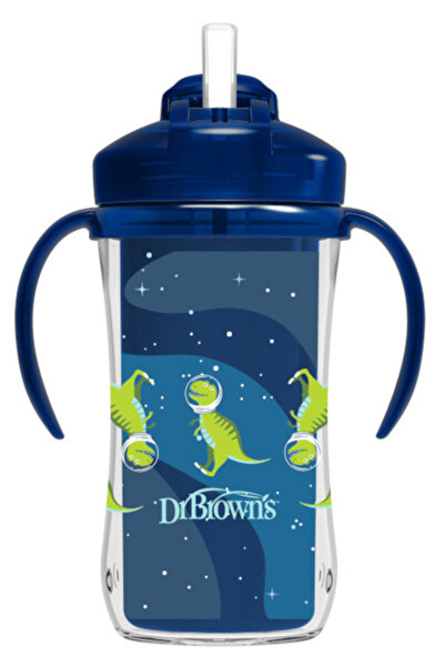 Dr.Brown's Θερμός με καλαμάκι 300ml Dr. Brown's Μπλε TC01202