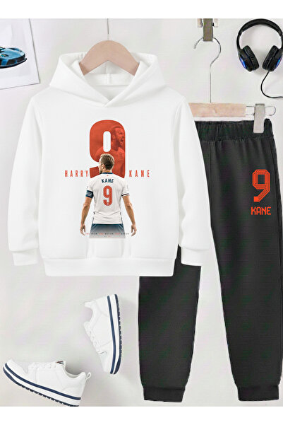 STİL-X Harry Kane Printed Boys' Tracksuit, 3-Yarn Shardooned Fabric