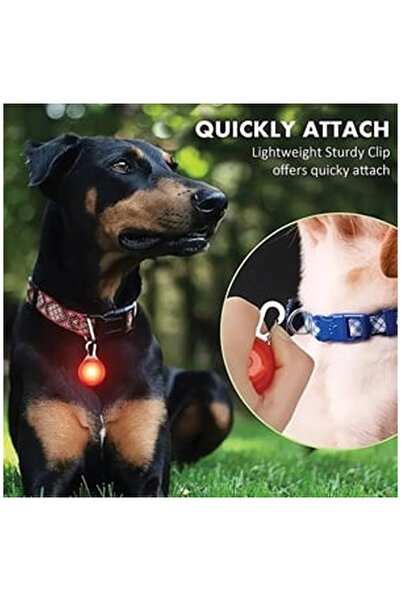 OEM Lumina Suspendabila cu LED cu 3 Functii de Lumina pentru Zgarda Animalulu...