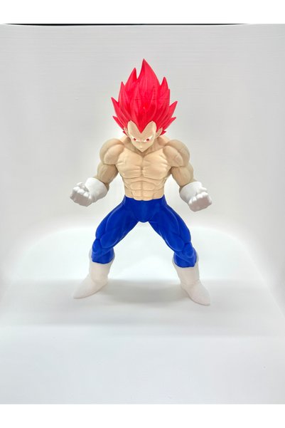 Dest Studio 3D Vegeta - Super Saiyan God (Dragon Ball) Figürü (18 cm)