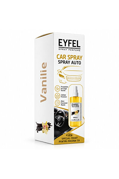 Eyfel Odorizant auto/aer condiționat Eyfel, spray de parfum, Vanilie, 150 ml