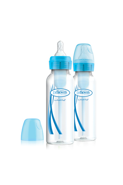 Dr.Brown's Σετ μπιμπερό 2 τεμαχίων με στενό λαιμό 250ml Dr. Brown's Μπλε SB82405