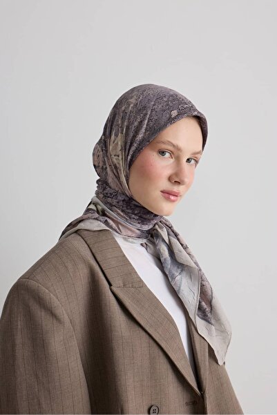 Modakaşmir وشاح من الخيزران بنمط ميستي بلوم
