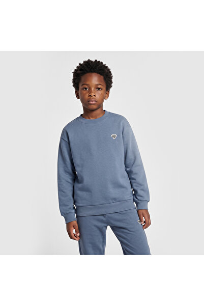 hummel سويت شيرت أزرق فضفاض للأطفال