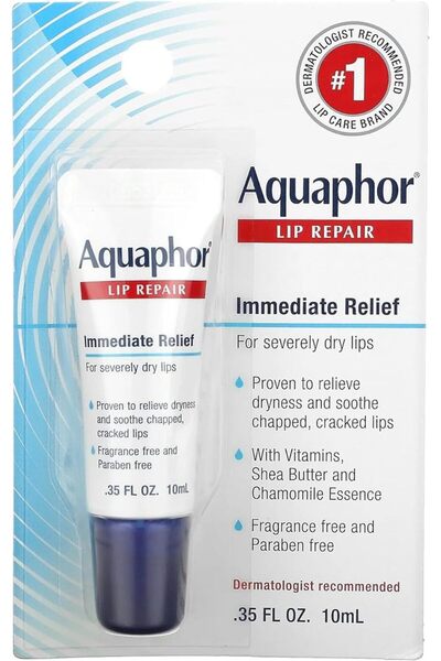 Aquaphor Lip Repair Dry, Chapped Lip Balm, 0.35 Oz