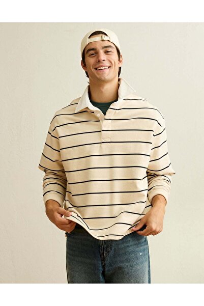 AMERICAN EAGLE AE Laidback Luxe Rugby Sweatshirt