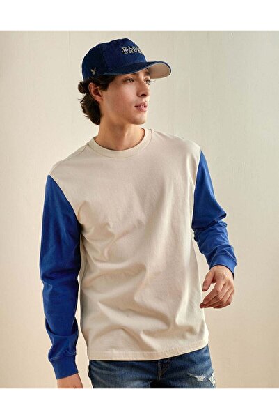 AMERICAN EAGLE AE Relaxed Fit Long-Sleeve Sport T-Shirt