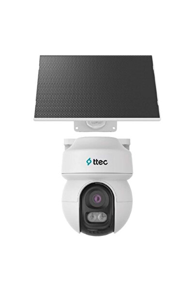TTEC SLR-3330S-MH/SL-4G 3MP 4mm 4G Solar PTZ Güvenlik Kamerası + Kesintisiz Enerji ve Kablosuz İzlem
