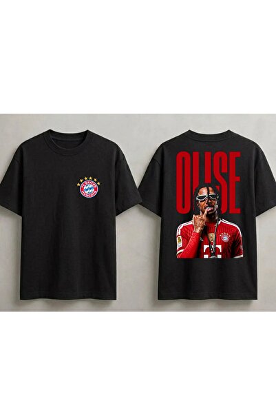 PANDORICA Michael Olise Tasarımlı Baskılı Unisex Oversize %100 Pamuklu T-Shirt