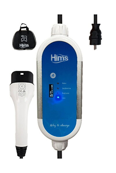 Hims HCTK-G-3 3.7kW Ev Tipi Taşınabilir Elektrikli Araç Şarj Cihazı