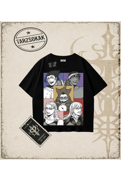 Tarzsokak Record of Ragnarok Anime Printed Oversize Unisex T-Shirt