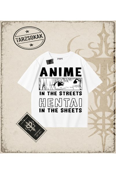 Tarzsokak Anime Printed Oversize Unisex T-Shirt