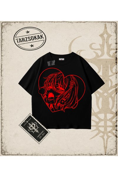 Tarzsokak Anime Printed Oversize Unisex T-Shirt