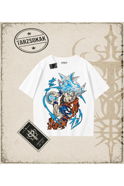 Tarzsokak Dragon Ball Anime Printed Oversize Unisex T-Shirt