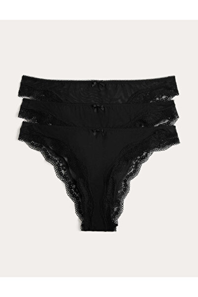 Marks & Spencer 3'lü Jasmine File Brazilian Külot