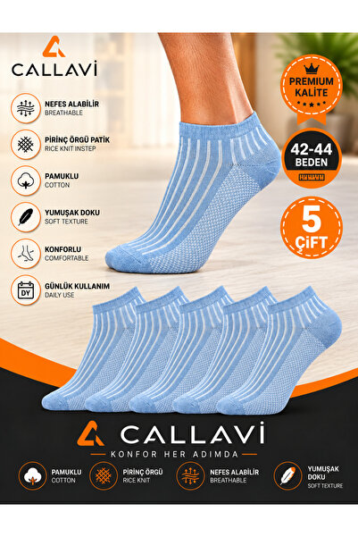 CALLAVI Gestrickte Stiefeletten aus Baumwolle/Kammgarn, atmungsaktives Netzge...