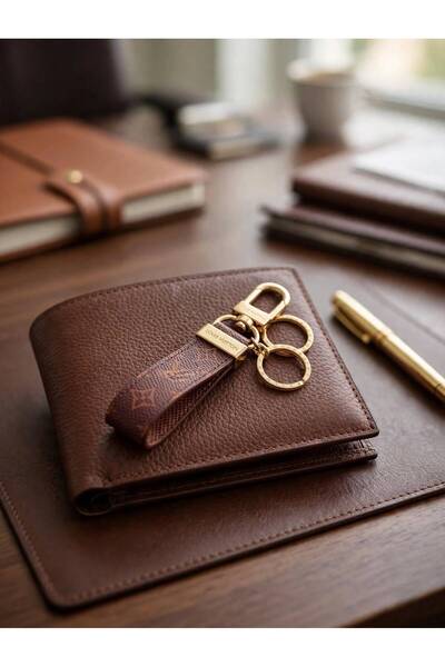 MONOGRAM DESENLİ ANAHTARLIK